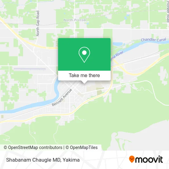 Shabanam Chaugle MD map