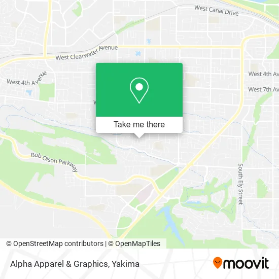 Alpha Apparel & Graphics map