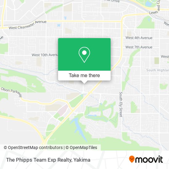 The Phipps Team Exp Realty map