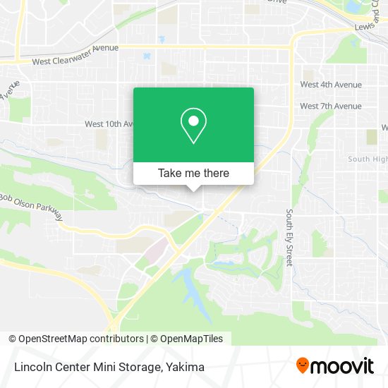 Lincoln Center Mini Storage map