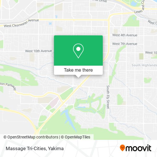 Mapa de Massage Tri-Cities