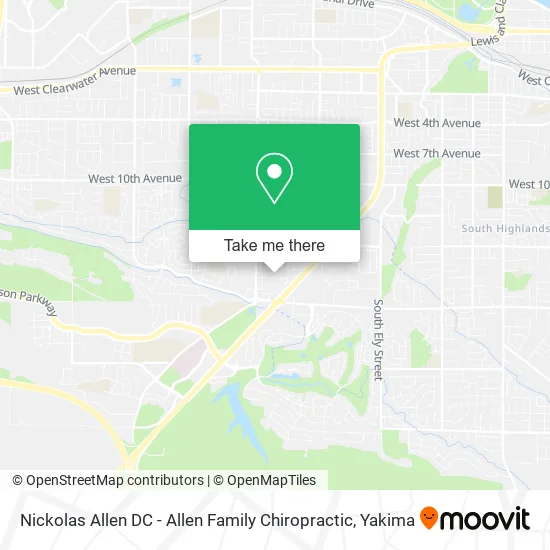 Nickolas Allen DC - Allen Family Chiropractic map