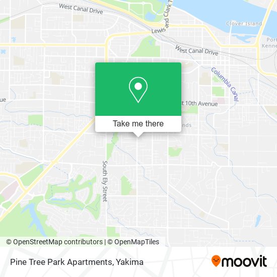 Pine Tree Park Apartments map
