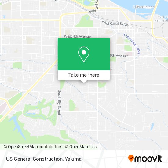 US General Construction map