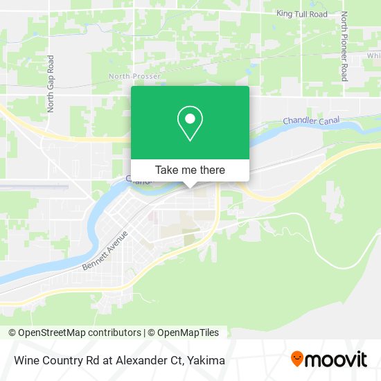 Mapa de Wine Country Rd at Alexander Ct