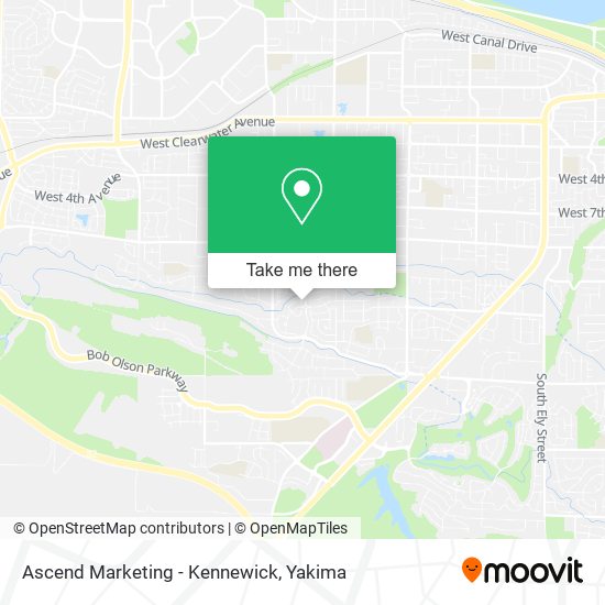 Ascend Marketing - Kennewick map
