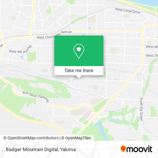 Badger Mountain Digital map