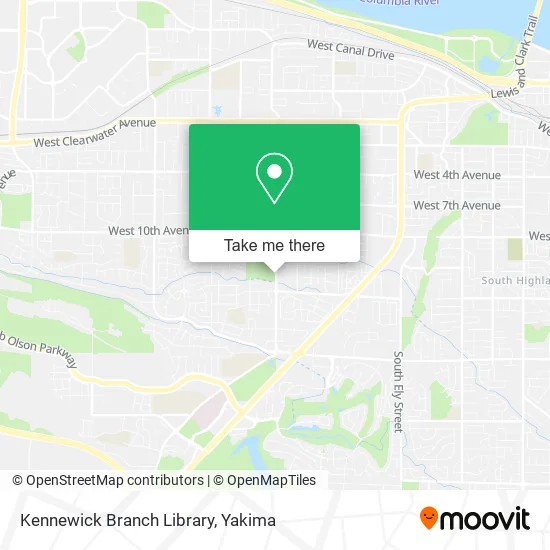 Kennewick Branch Library map