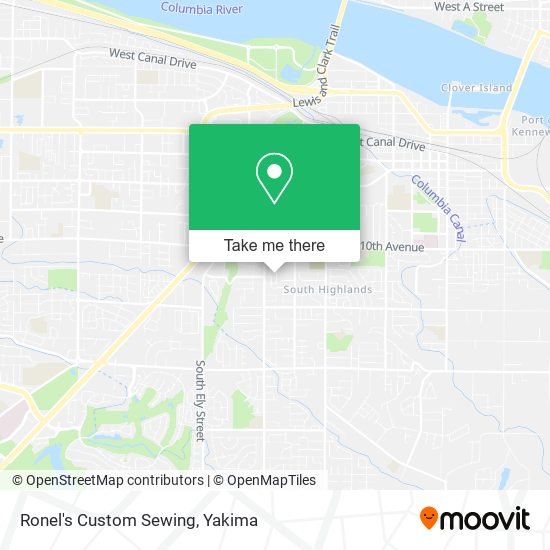 Ronel's Custom Sewing map