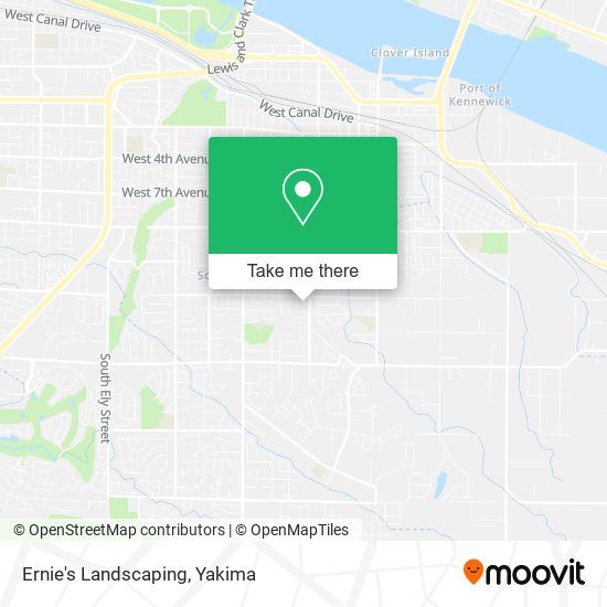 Mapa de Ernie's Landscaping
