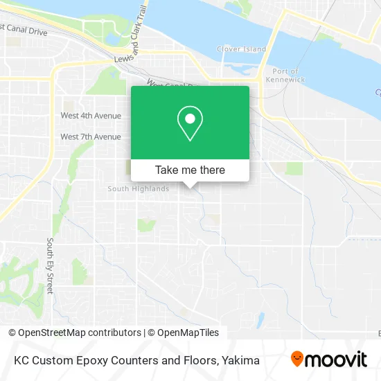 KC Custom Epoxy Counters and Floors map
