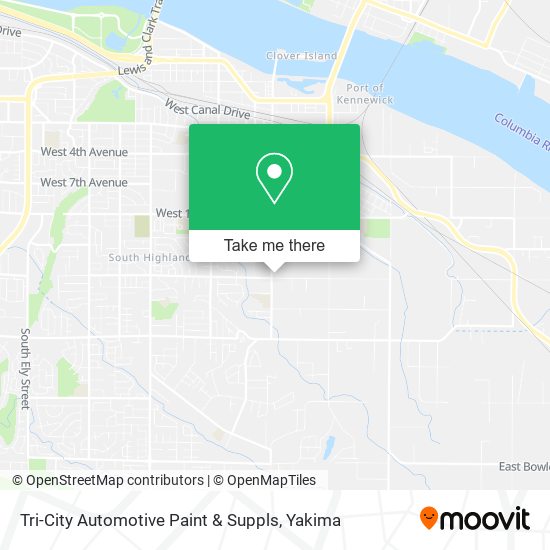 Tri-City Automotive Paint & Suppls map