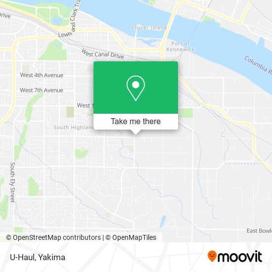 U-Haul map