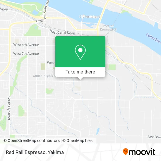 Red Rail Espresso map