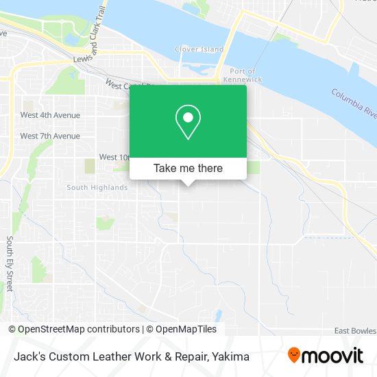 Jack's Custom Leather Work & Repair map