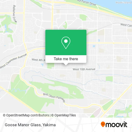 Goose Manor Glass map