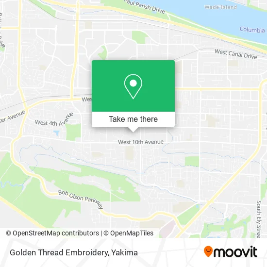 Golden Thread Embroidery map