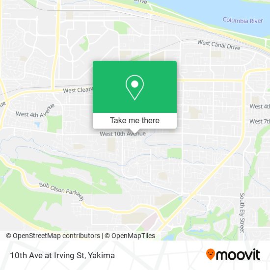 Mapa de 10th Ave at Irving St