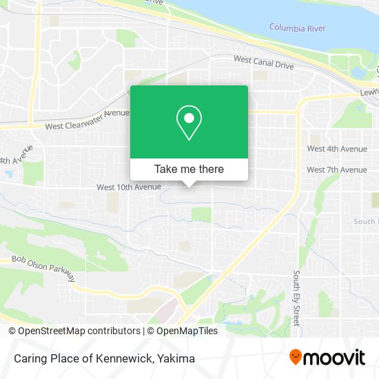 Mapa de Caring Place of Kennewick