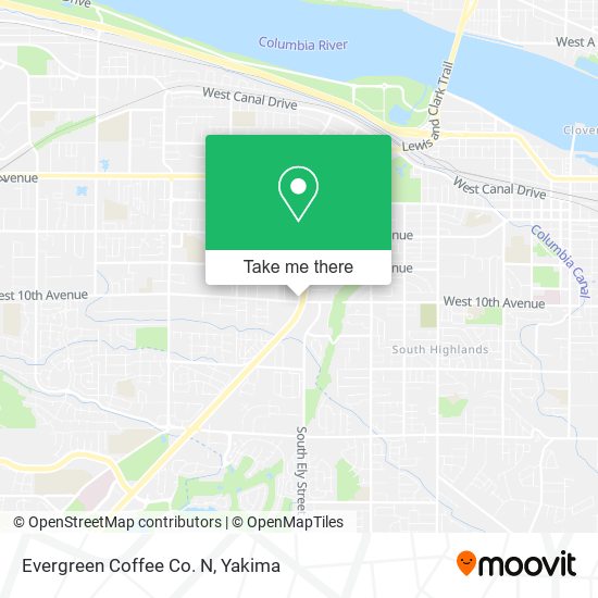 Mapa de Evergreen Coffee Co. N