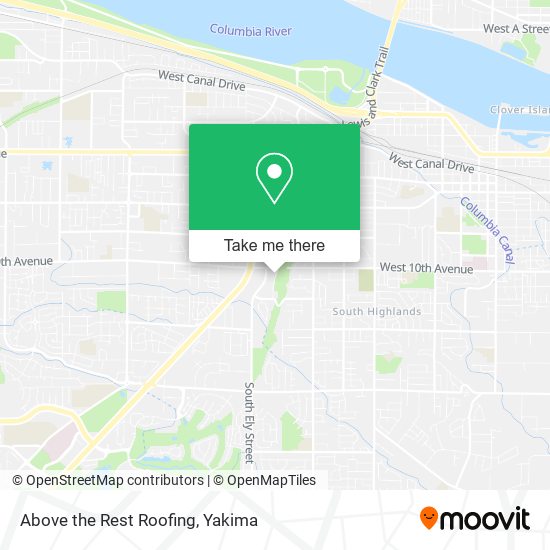 Above the Rest Roofing map