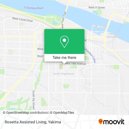 Rosetta Assisted Living map