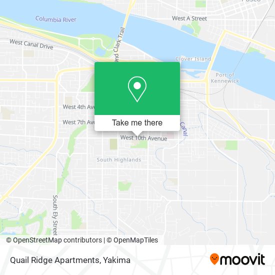 Mapa de Quail Ridge Apartments
