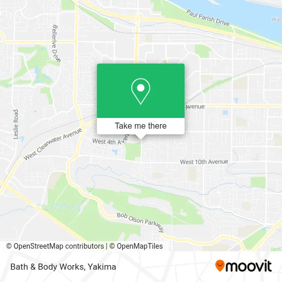 Bath & Body Works map