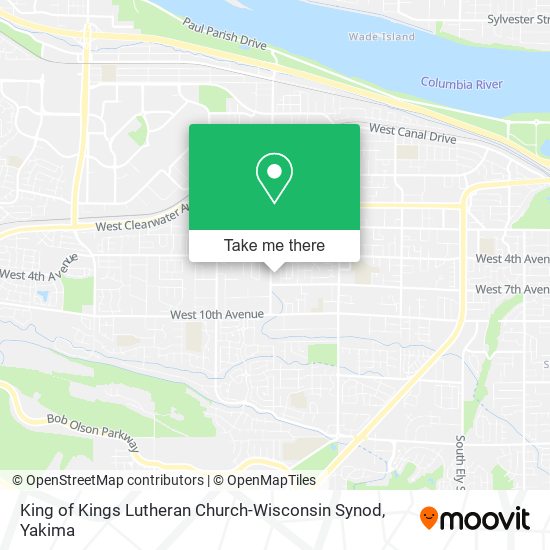 King of Kings Lutheran Church-Wisconsin Synod map