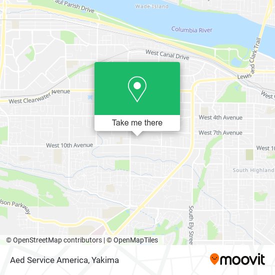 Mapa de Aed Service America