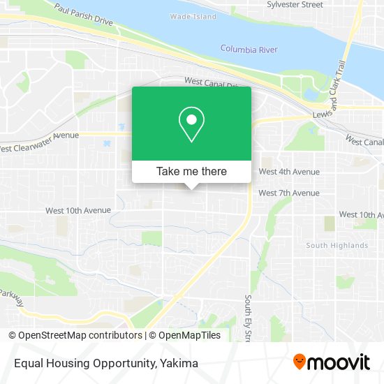 Mapa de Equal Housing Opportunity