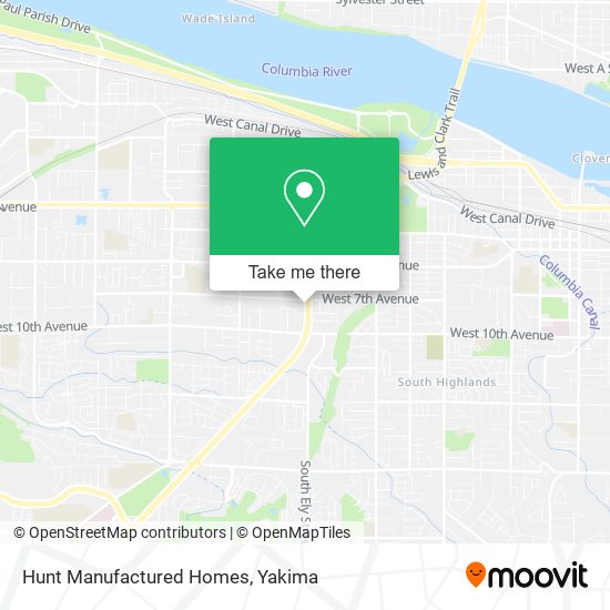 Hunt Manufactured Homes map