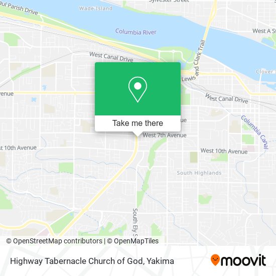 Highway Tabernacle Church of God map