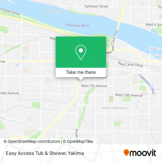 Easy Access Tub & Shower map