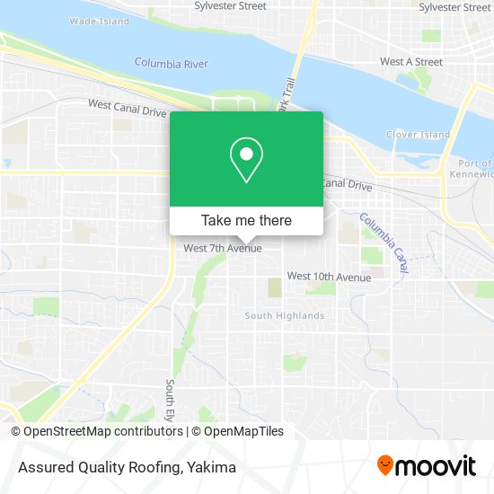 Assured Quality Roofing map