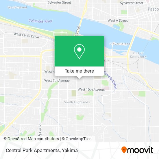 Mapa de Central Park Apartments