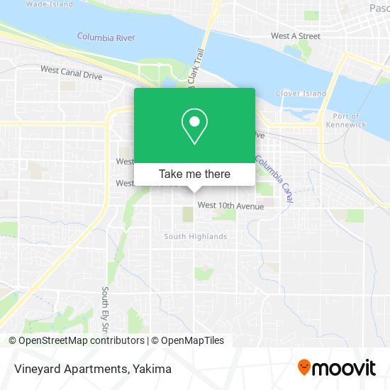 Mapa de Vineyard Apartments