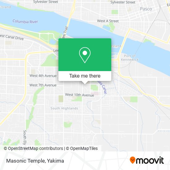 Mapa de Masonic Temple