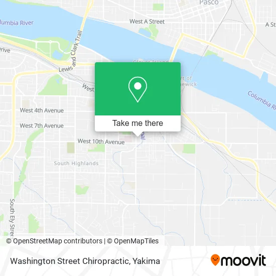 Washington Street Chiropractic map