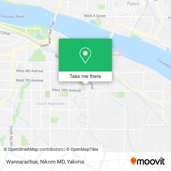Mapa de Wannarachue, Nikom MD