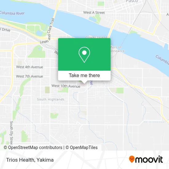 Trios Health map
