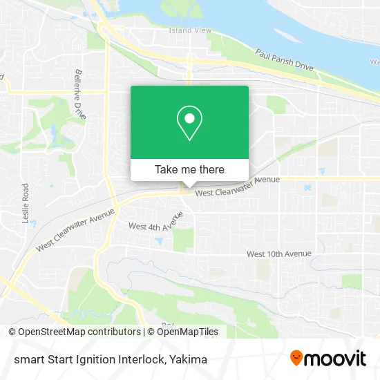 smart Start Ignition Interlock map