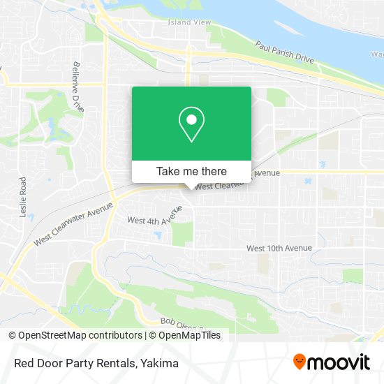 Red Door Party Rentals map