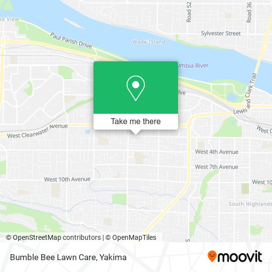 Mapa de Bumble Bee Lawn Care