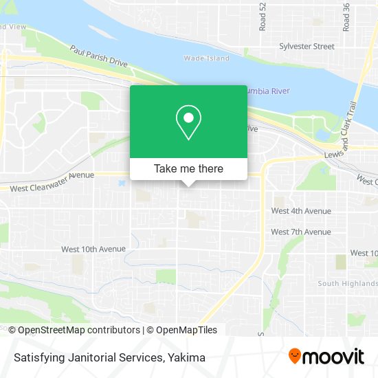 Mapa de Satisfying Janitorial Services