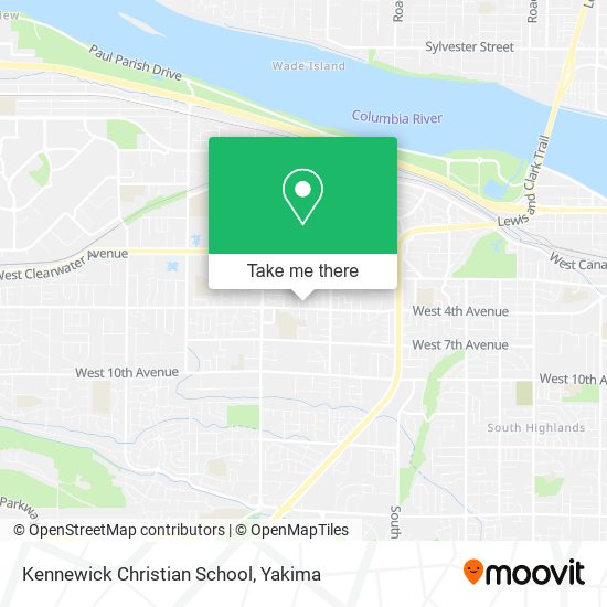Mapa de Kennewick Christian School