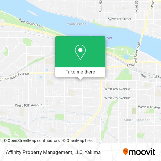 Mapa de Affinity Property Management, LLC