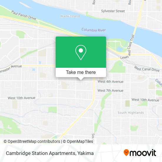 Mapa de Cambridge Station Apartments