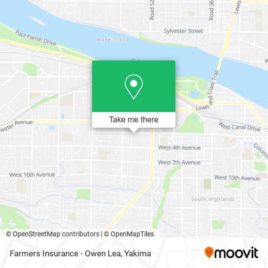 Mapa de Farmers Insurance - Owen Lea