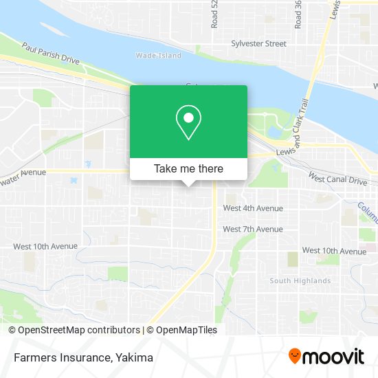 Mapa de Farmers Insurance